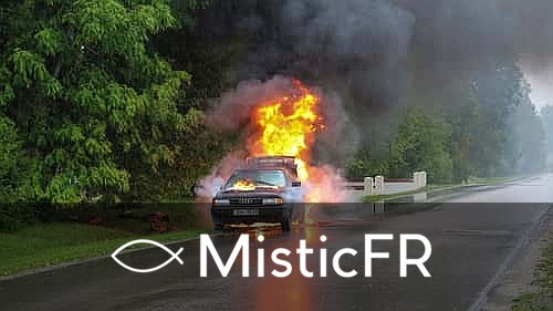 Rêver d'une voiture en feu
